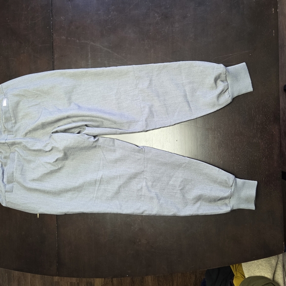 Figs Gray Jogger Pants with Green Drawstring Size M/S - Picture 5 of 6